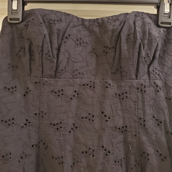 BB Dakota Strapless Eyelet Dress - Picture 7 of 8